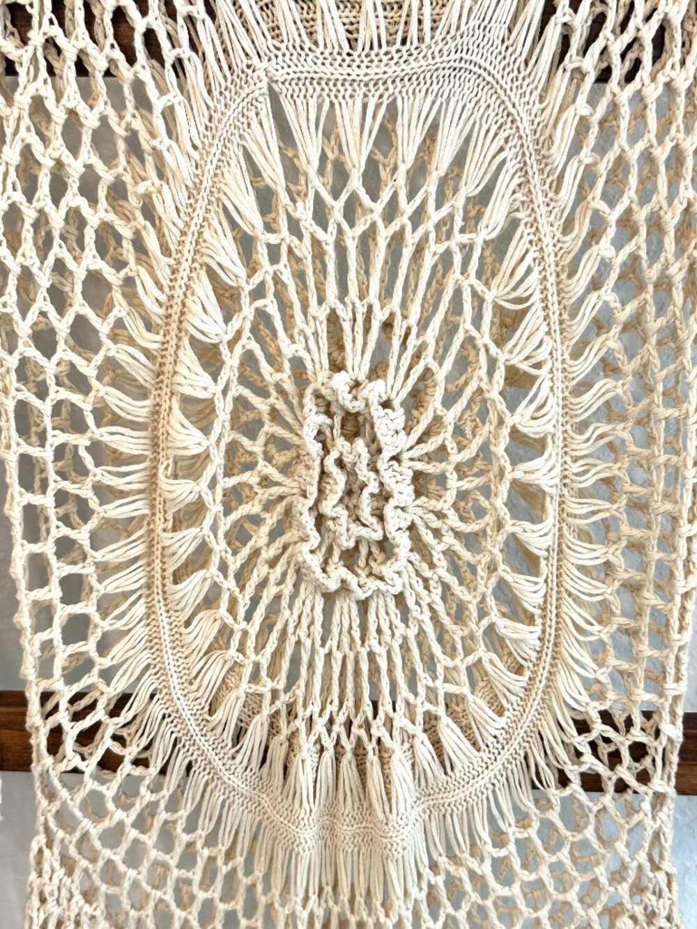 Asha White Crochet Swim Cover Up Dress Women’s Resort Beach Vacation - Picture 7 of 9